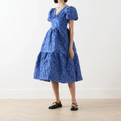 Luna Floral Jacquard Dress