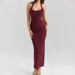 Sale HOUSE OF CB Lusilla Mesh Halter Dress