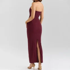 Sale HOUSE OF CB Lusilla Mesh Halter Dress