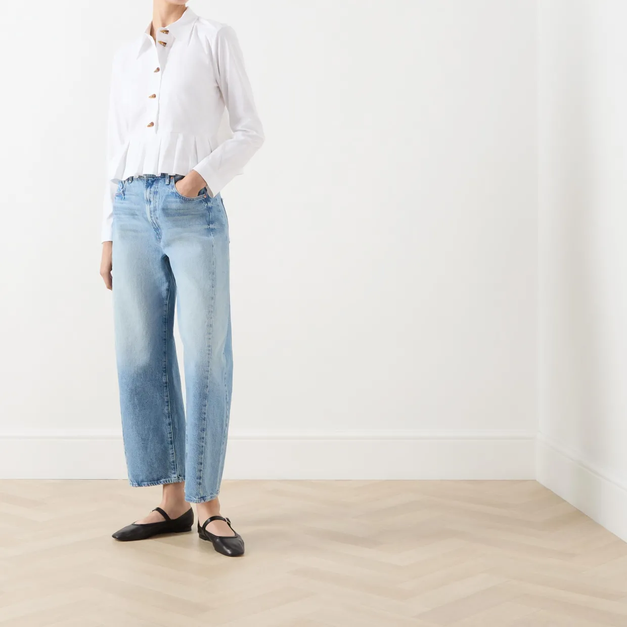 Lustona Peplum Shirt