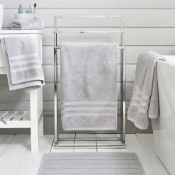 Luxe Bath Mat Silver