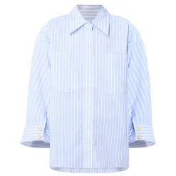Lynne Double Pocket Striped Shirt