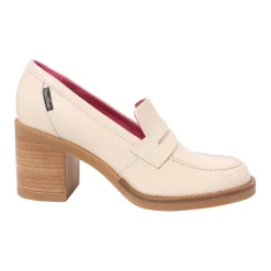 M672 Block Heel Loafers