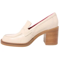 M672 Block Heel Loafers