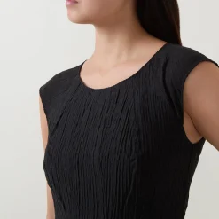 Online SELECTED FEMME Maddie Cap-Sleeve Mini Flared Dress