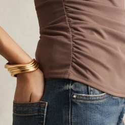 Hot REISS Madelynne Ruched Top