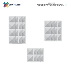 Magnetic Tiles: Clear Rectangle Pack