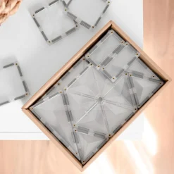 Discount CONNETIX Magnetic Tiles: Clear Starter Pack