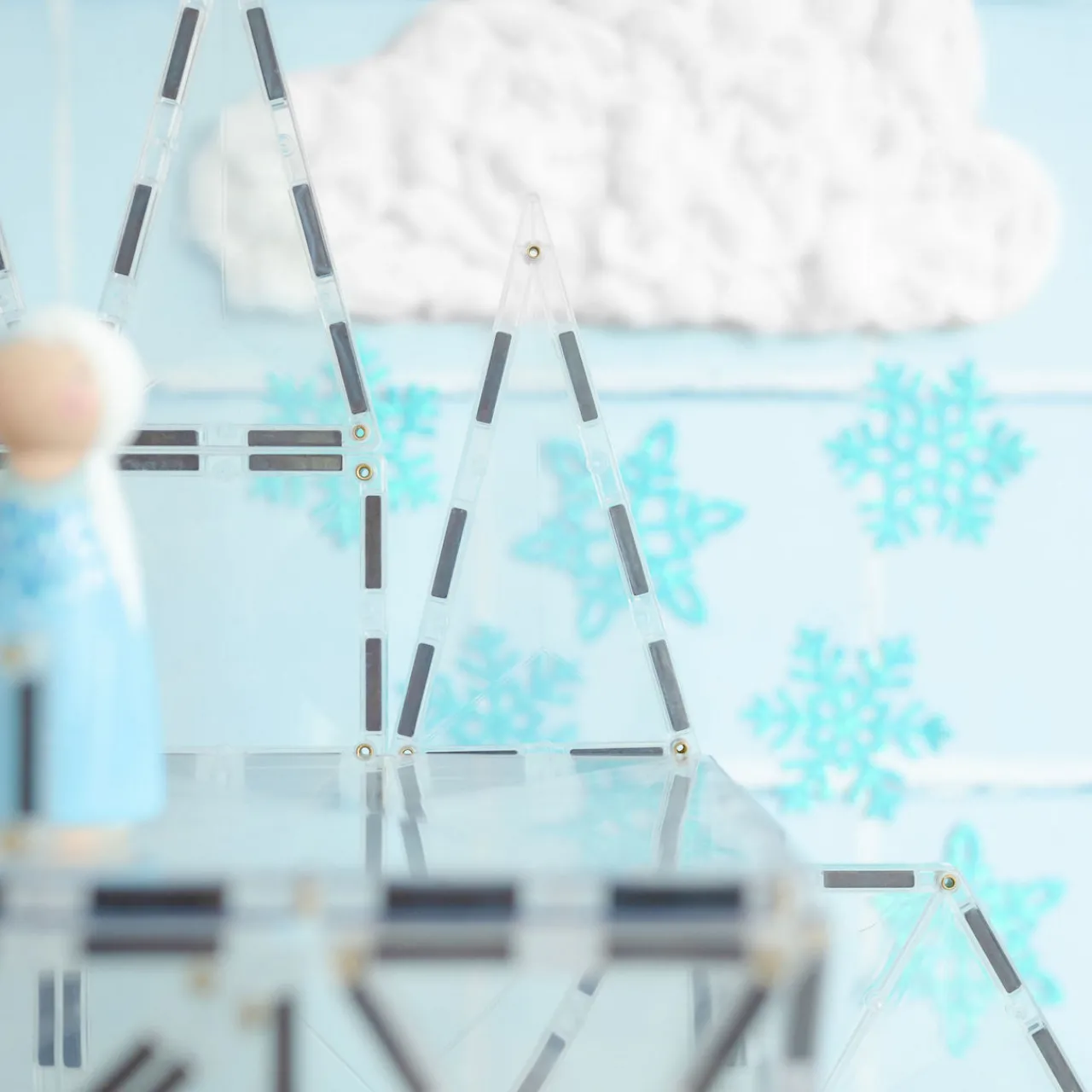 Discount CONNETIX Magnetic Tiles: Clear Starter Pack