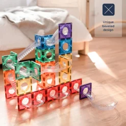 Magnetic Tiles: Rainbow Ball Run Pack