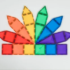 Hot CONNETIX Magnetic Tiles: Rainbow Mini Pack