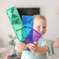 Magnetic Tiles: Rainbow Rectangle Pack