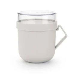 Make & Take Soup Mug, 0.6L - Light Grey