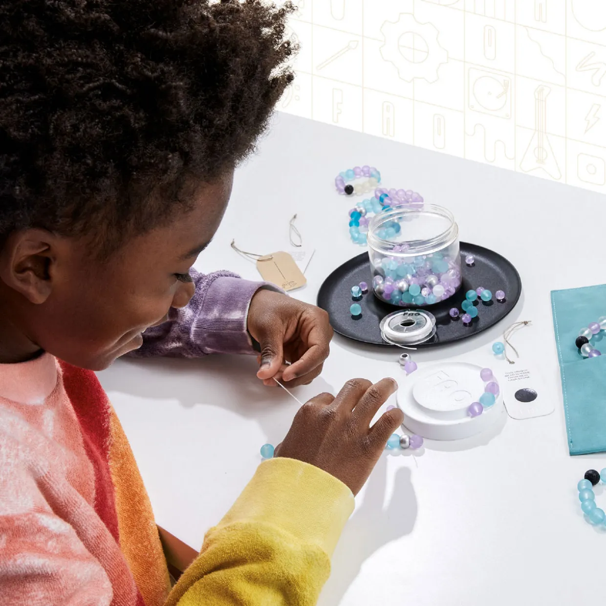 Mala Bead Bracelet Jewellery Set