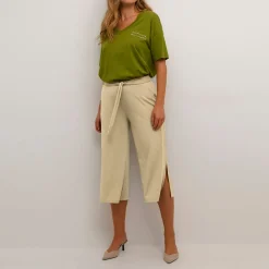 Malli High-Rise Cropped Trousers
