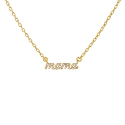 Mama Said Pavé Pendant Necklace