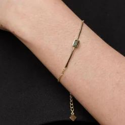 Manhattan Green Tourmaline Bracelet