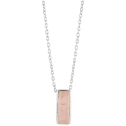Best JUVI DESIGNS Manhattan Rose Quartz Pendant Necklace