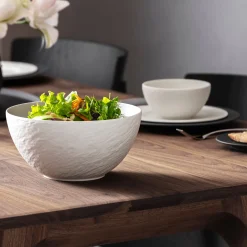 Sale VILLEROY & BOCH Manufacture Rock Blanc Salad Bowl