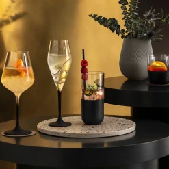 Hot VILLEROY & BOCH Manufacture Rock Long Drink Tumbler Four-Piece Set