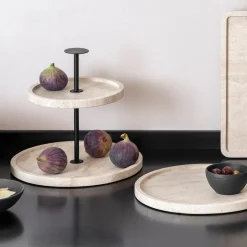 Manufacture Travertine Cake Stand