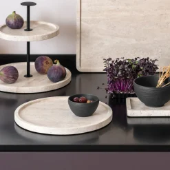 Manufacture Travertine Serving Platter 24.5cm