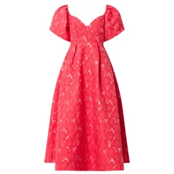 Maria Floral Jacquard Dress