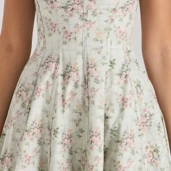 Fashion HOUSE OF CB Mariabella Floral Flared Dress