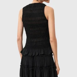 Outlet ALLSAINTS Marion Shirred Top