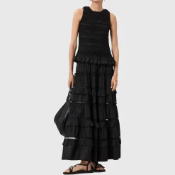 Outlet ALLSAINTS Marion Shirred Top