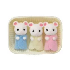 Marshmallow Mouse Triplets