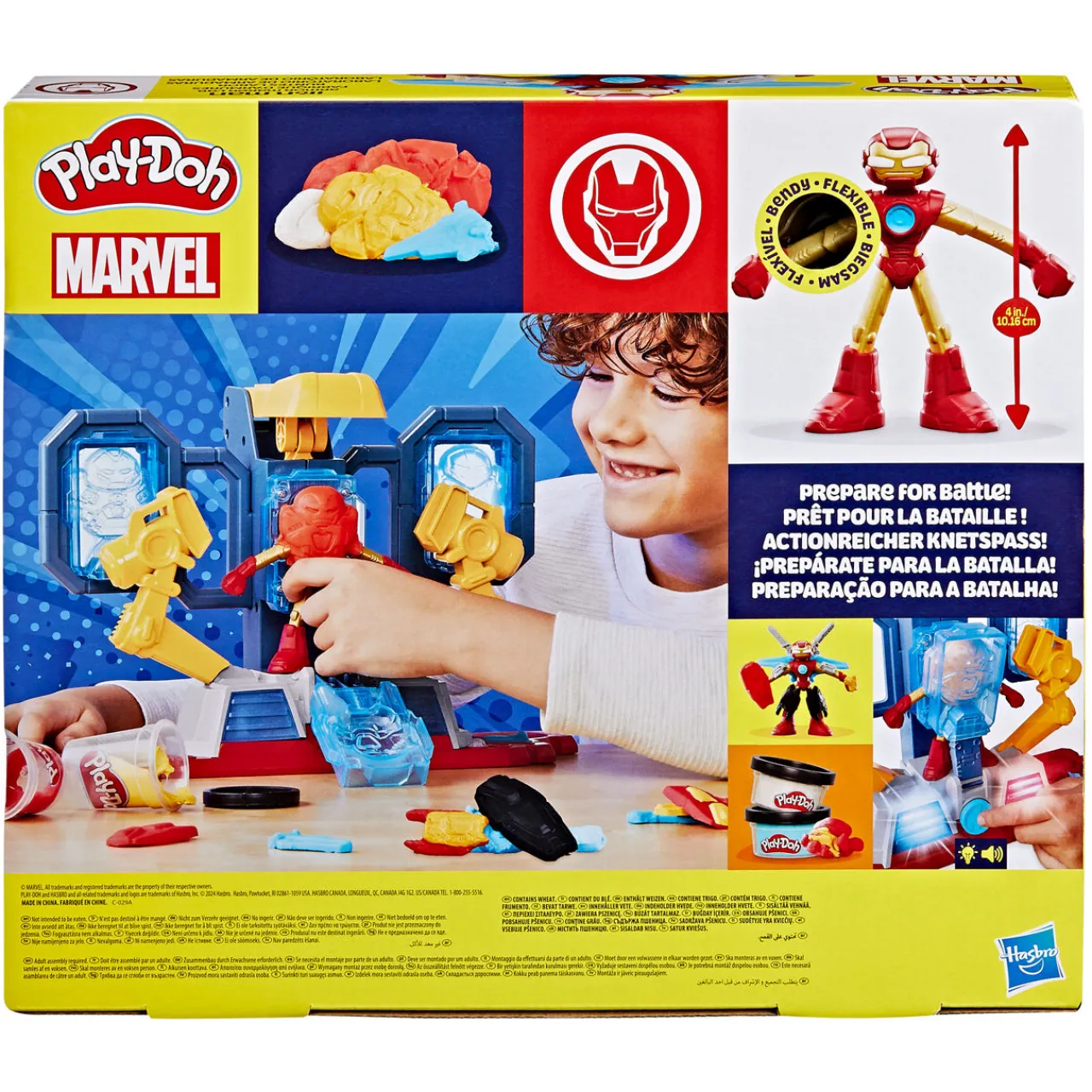Fashion PLAY-DOH Marvel Iron Man Armour Maker Lab Playset