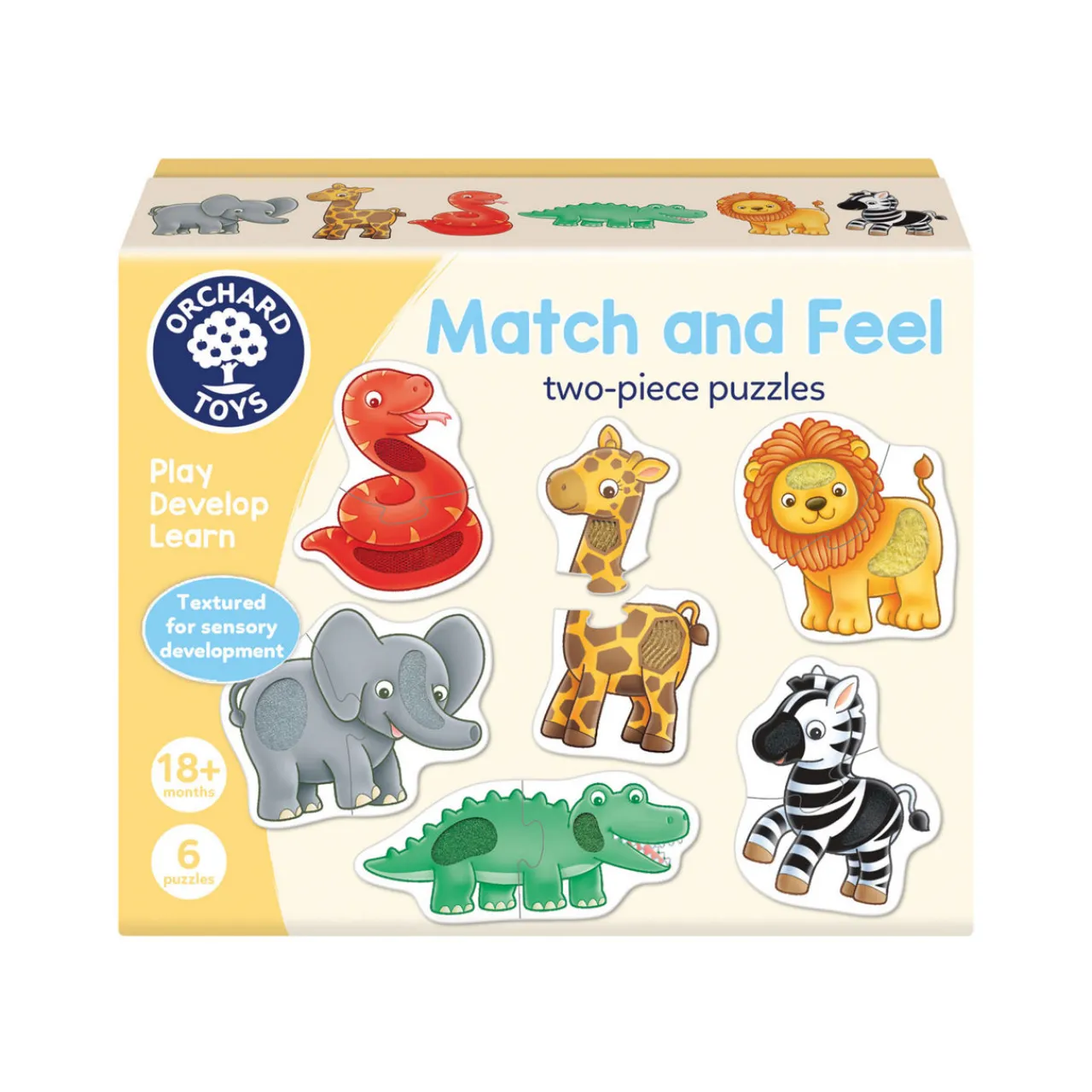 Hot ORCHARD TOYS Match & Feel: Two-Piece Puzzles