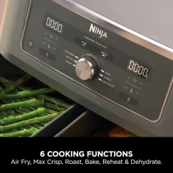 Hot NINJA MAX 6-in-1 Dual Zone Air Fryer 9.5L