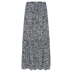 Hot KAFFE Maxi Printed Smocked Skirt