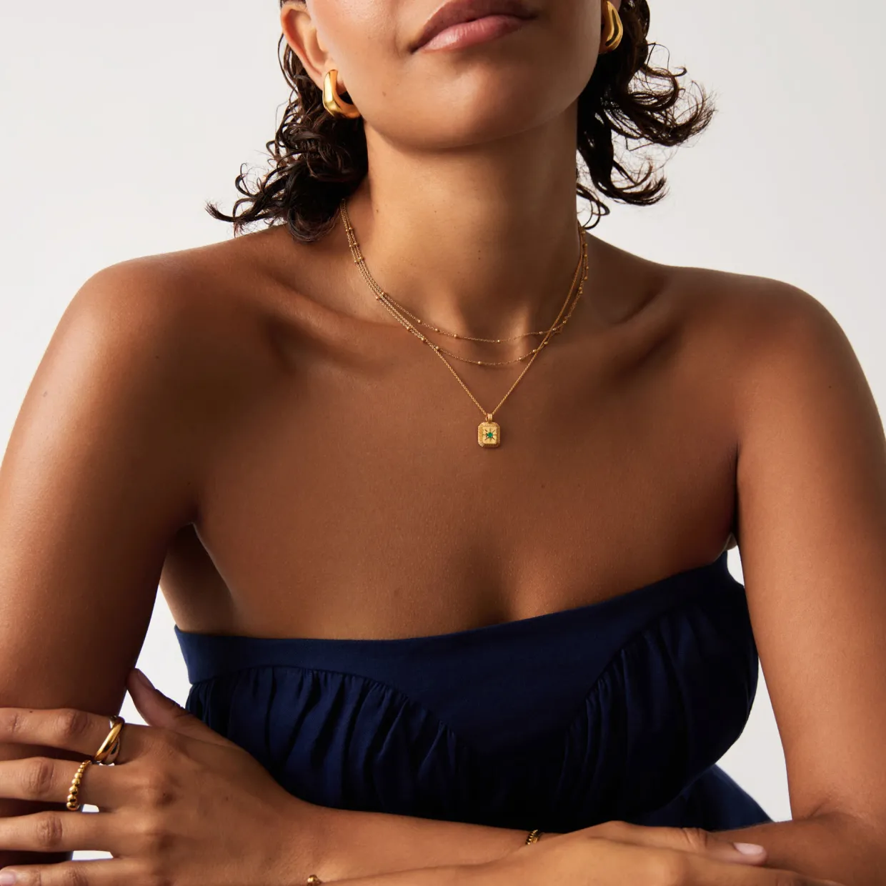 May Birthstone Necklace