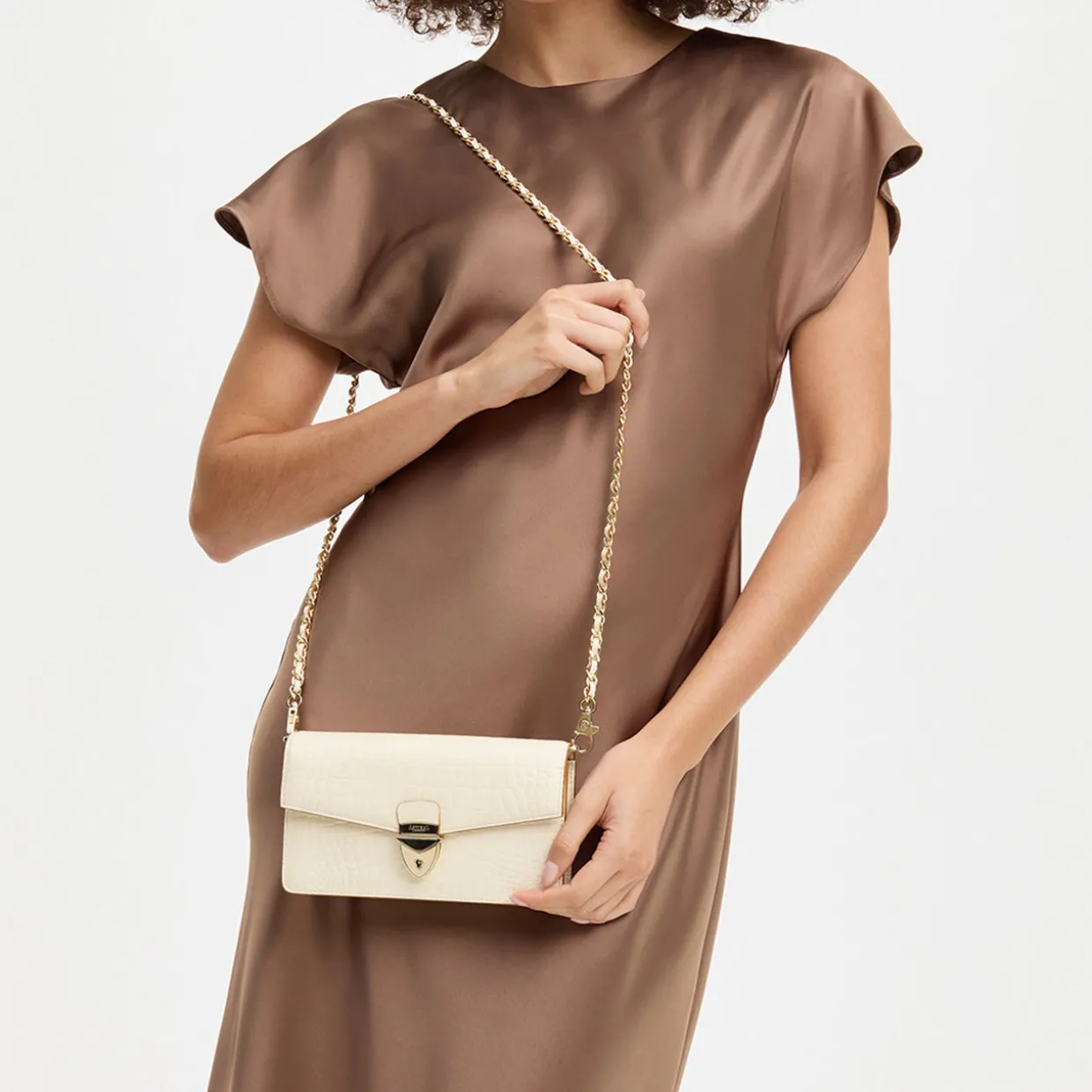 Mayfair® 2 Patent-Croc Clutch Bag