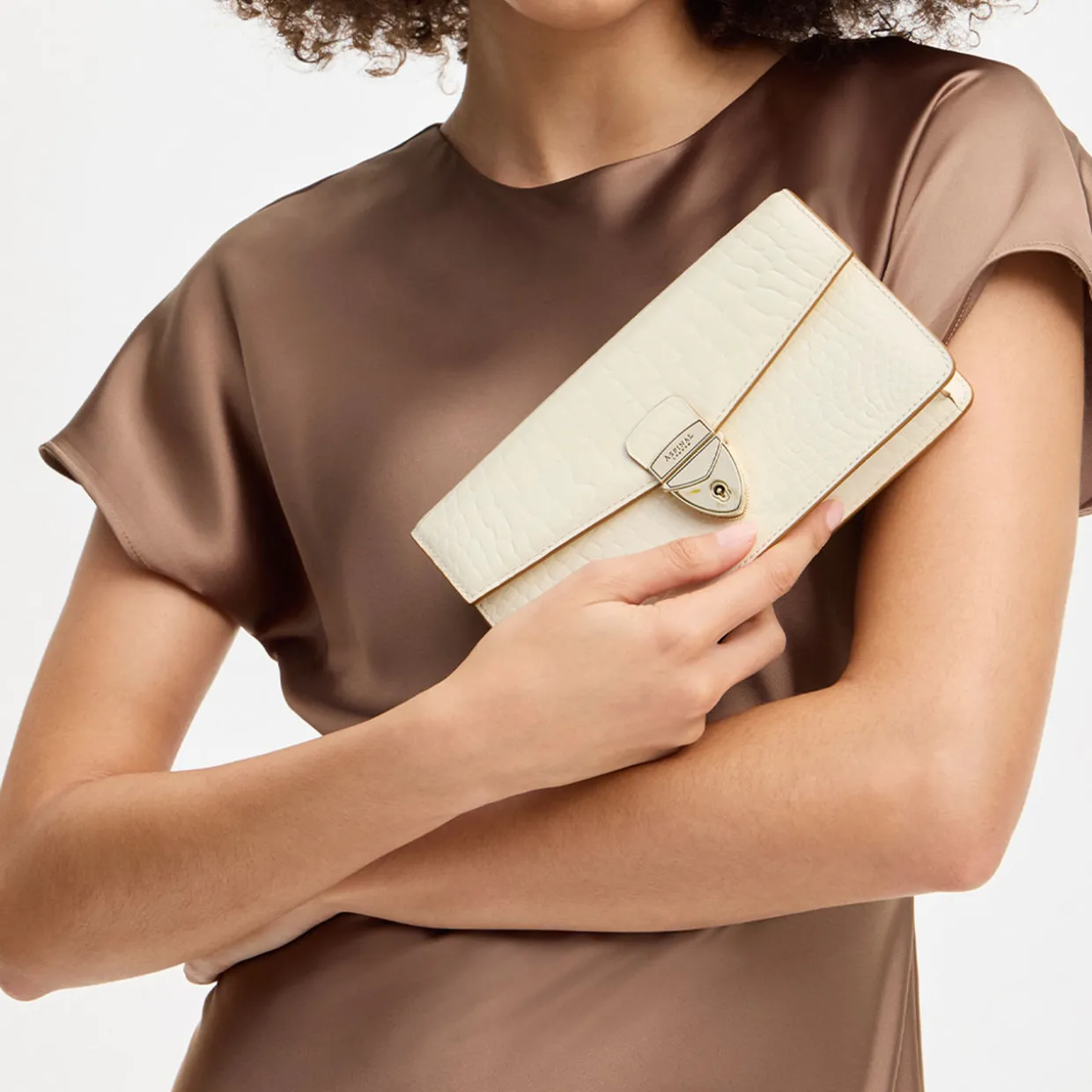 Mayfair® 2 Patent-Croc Clutch Bag