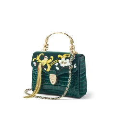 Outlet ASPINAL OF LONDON Mayfair® Embroidered Bird of Paradise Midi Crossbody Bag