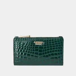 Discount ASPINAL OF LONDON Mayfair® Patent-Croc Coin & Cardholder