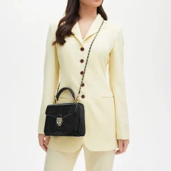 Mayfair® Patent-Croc Midi Crossbody Bag