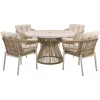 Discount CASEYS FURNITURE McKinney Dining Parasol Set & Cover Beige