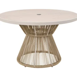 Discount CASEYS FURNITURE McKinney Dining Parasol Set & Cover Beige