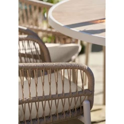 Discount CASEYS FURNITURE McKinney Dining Parasol Set & Cover Beige