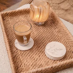 Meadows Floral Four-Piece Coasters Set