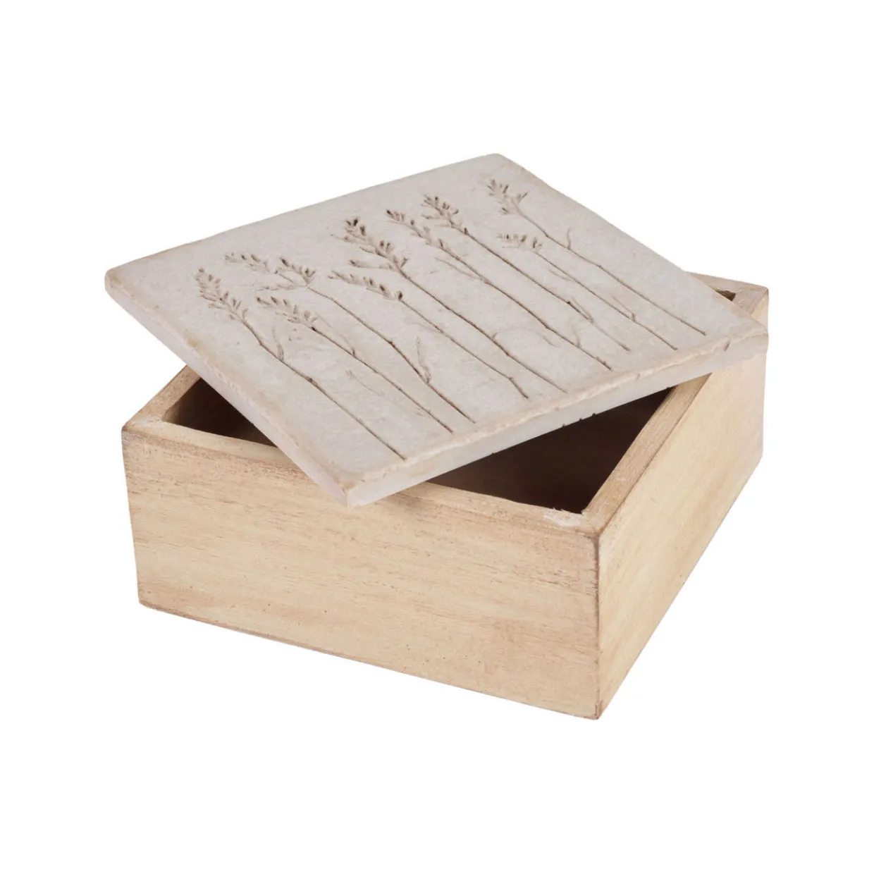 Meadows Floral Square Box