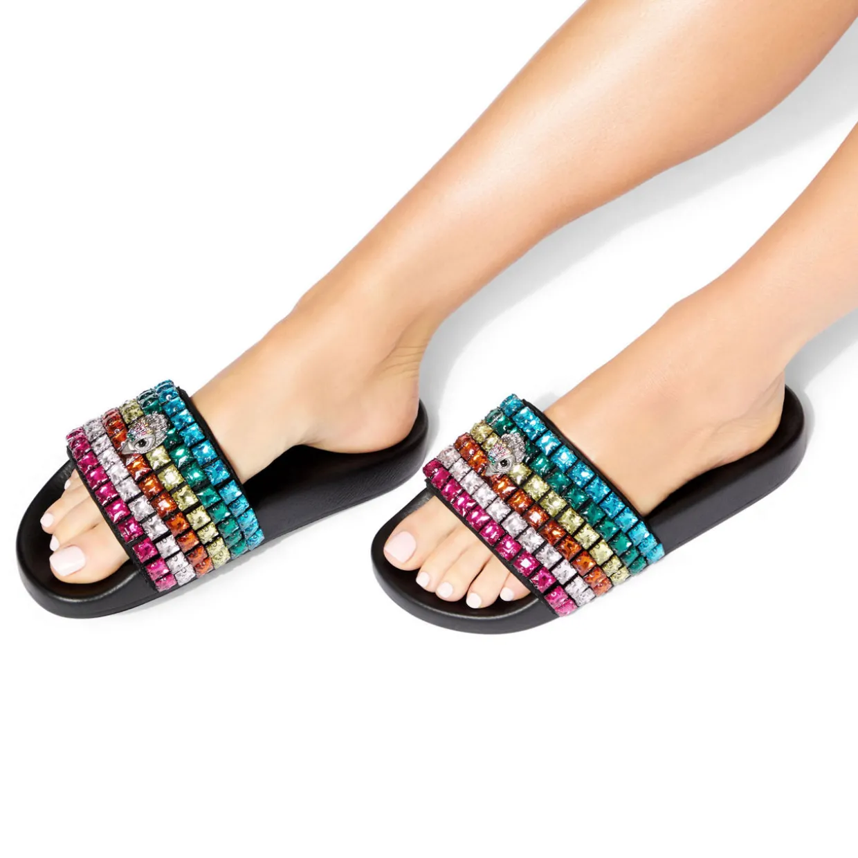 Meena Eagle Jewel Slides