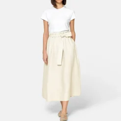 Outlet HELEN MCALINDEN Meg Linen Flared Skirt