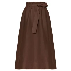 Meg Linen Flared Skirt