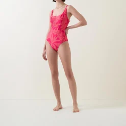 Discount SIMONE PÉRÈLE Melia Rose Print One-Piece Swimsuit